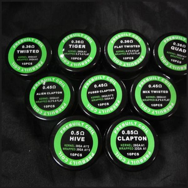 RBA готовые катушки чужеродных плавленый Clapton плоский микс витой улей Quad Tiger 9 типы сопротивление нагрева провода RDA DIY premade катушки
RBA готовые катушки чужеродных плавленый Clapton плоский микс витой улей Quad Tiger 9 типы сопротивление нагрева провода RDA DIY premade катушки