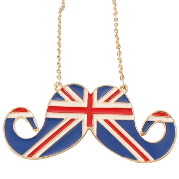 fashion british flag necklace flag of the united kingdom beard necklaces mustache necklace lovely mustache necklace, Silver
fashion british flag necklace flag of the united kingdom beard necklaces mustache necklace lovely mustache necklace, Silver