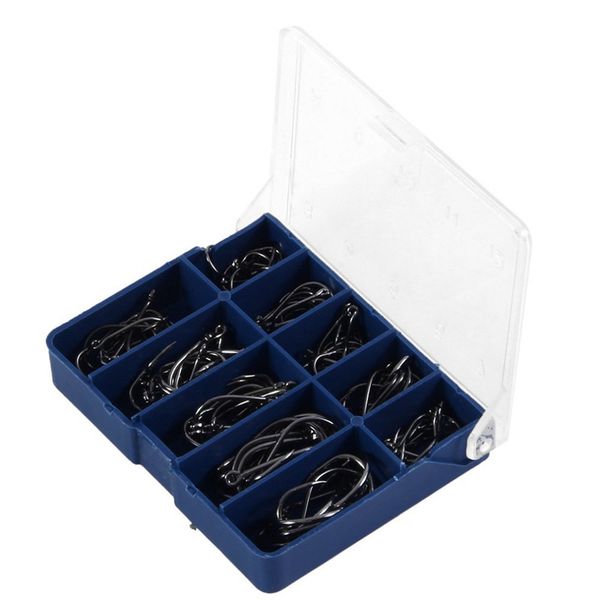 100pcs/1box 3-12# Black Ise Hook High Carbon Steel With Hole Barbed Hooks Fishing Hooks Fishhooks Pesca Carp Fishing Tackle Accessories
100pcs/1box 3-12# Black Ise Hook High Carbon Steel With Hole Barbed Hooks Fishing Hooks Fishhooks Pesca Carp Fishing Tackle Accessories