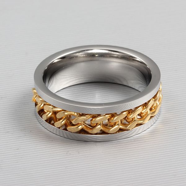 wholesale-fashion spinner chain ring for men gold & black & silver stainless steel chain wholesale mens jewelry
wholesale-fashion spinner chain ring for men gold & black & silver stainless steel chain wholesale mens jewelry
