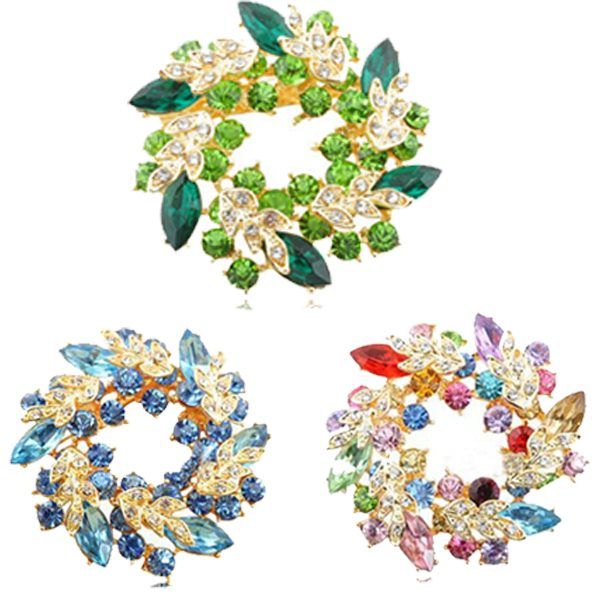 new brand ladies rhinestone crystal alloy flower bouquet brooch pin, Gray
new brand ladies rhinestone crystal alloy flower bouquet brooch pin, Gray