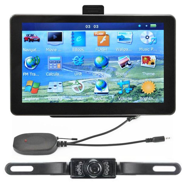 Universal 7 inch Car GPS Navigation Sunshade Protector Bluetooth Handsfree AVIN POI 8GB Maps GPS Navigator System for Mercedes BMW Audi
Universal 7 inch Car GPS Navigation Sunshade Protector Bluetooth Handsfree AVIN POI 8GB Maps GPS Navigator System for Mercedes BMW Audi