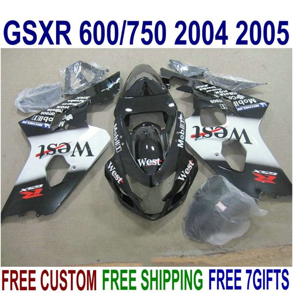 high grade faring kit for suzuki gsxr600 gsxr750 04 05 k4 aftermarket gsx-r600/750 2004 2005 white black west fairings set u27j
high grade faring kit for suzuki gsxr600 gsxr750 04 05 k4 aftermarket gsx-r600/750 2004 2005 white black west fairings set u27j