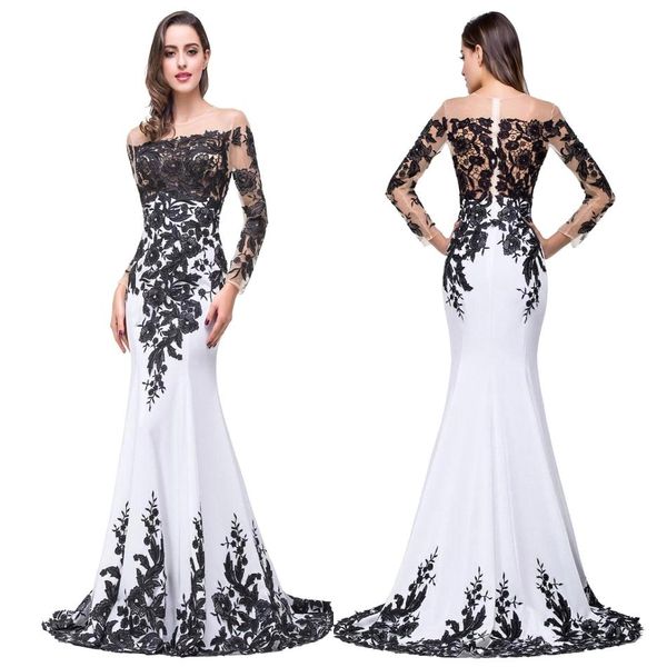 100% реальные фото новые черно-белые вечерние платья 2017 sheer jewel шеи с длинными рукавами кружева аппликация пром платья партии bzp0803, Black;red
100% реальные фото новые черно-белые вечерние платья 2017 sheer jewel шеи с длинными рукавами кружева аппликация пром платья партии bzp0803, Black;red