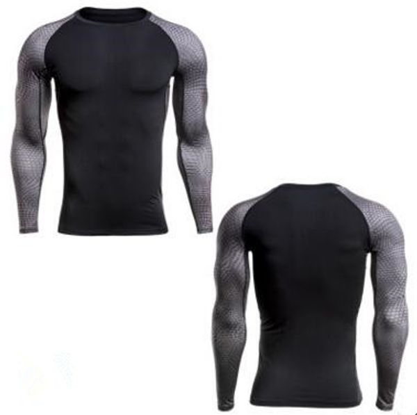brand men quick dry compression shirt long sleeves training tshirt fitness clothing print bodybuilding gym athletic exercise sport shirt, White;black
brand men quick dry compression shirt long sleeves training tshirt fitness clothing print bodybuilding gym athletic exercise sport shirt, White;black
