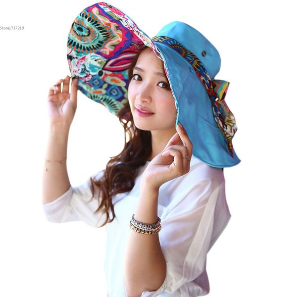 wholesale-fashion women bohemia style sun-shade sunscreen cap bow decor folded casual beach hat, Blue;gray
wholesale-fashion women bohemia style sun-shade sunscreen cap bow decor folded casual beach hat, Blue;gray