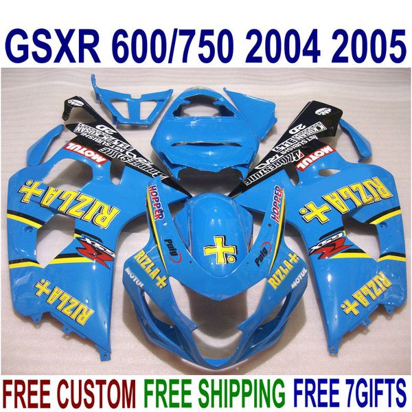 7 gifts fairing kit for suzuki gsxr600 gsxr750 2004 2005 k4 blue rizlia gsxr 600 750 fairings 04 05 fr59
7 gifts fairing kit for suzuki gsxr600 gsxr750 2004 2005 k4 blue rizlia gsxr 600 750 fairings 04 05 fr59