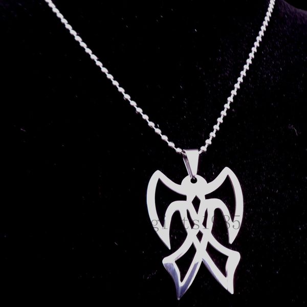 cool man axe murder boys amb double axe pendanthatchetman charm icp 30"necklace, Silver
cool man axe murder boys amb double axe pendanthatchetman charm icp 30"necklace, Silver