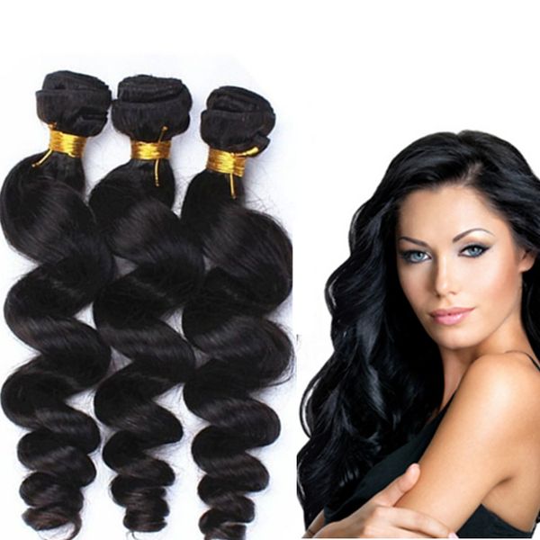 virgin hair extensions brazilian human hair weaves loose wave bundles 8-34inch unprocessed peruvian indian malaysian cambodian hair wefts, Black
virgin hair extensions brazilian human hair weaves loose wave bundles 8-34inch unprocessed peruvian indian malaysian cambodian hair wefts, Black