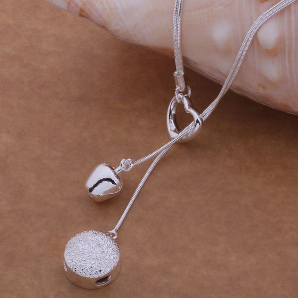with tracking number most sell women's delicate gift jewelry 925 apple heart-shaped necklace, Silver
with tracking number most sell women's delicate gift jewelry 925 apple heart-shaped necklace, Silver