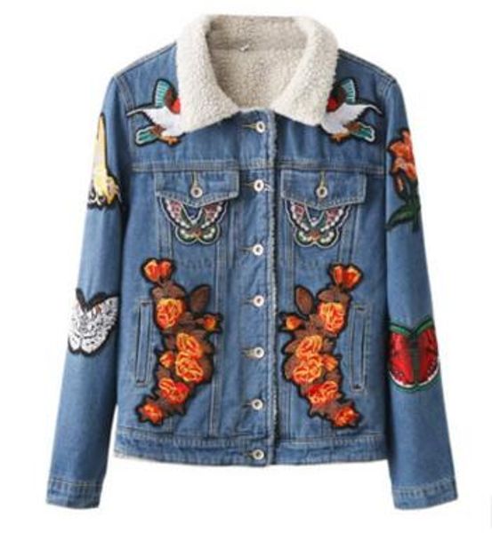 wholesale- the new women's winter 2016 steller embroidery lambs wool cowboy coat jacket, Black;brown
wholesale- the new women's winter 2016 steller embroidery lambs wool cowboy coat jacket, Black;brown