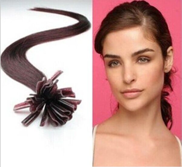 wholesale -5a 1g/s 100g/pack 14''- 24" keratin stick u tip human hair extensions peruvian hair 99j# burgundy dhl fast shippin, Black
wholesale -5a 1g/s 100g/pack 14''- 24" keratin stick u tip human hair extensions peruvian hair 99j# burgundy dhl fast shippin, Black