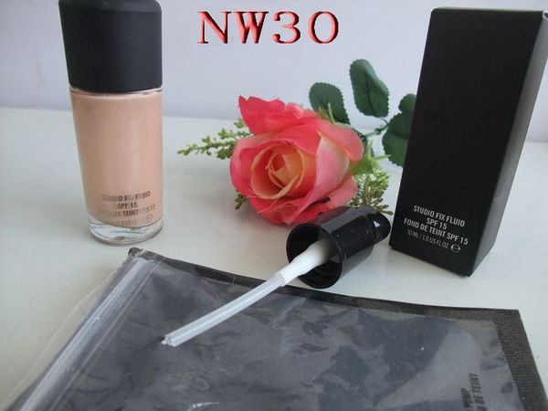 Высокое качество горячей макияж студия FIX жидкости SPF 15 Foundation Liquid 30 мл с насосом (NW2
Высокое качество горячей макияж студия FIX жидкости SPF 15 Foundation Liquid 30 мл с насосом (NW2