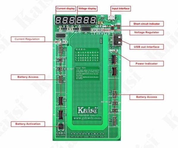 for kaisi k-9201 professional battery activation charge board+micro usb cable for iphone 6s 6splus 6 6plus 5 5s 5c 4s 4
for kaisi k-9201 professional battery activation charge board+micro usb cable for iphone 6s 6splus 6 6plus 5 5s 5c 4s 4