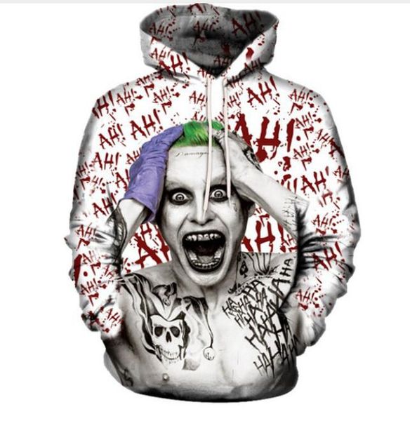 fashion 3d hip hop streetwear hoodies new women/men lms00044 printed hoody style hooded harajuku sweatshirts joker nunpn, Black
fashion 3d hip hop streetwear hoodies new women/men lms00044 printed hoody style hooded harajuku sweatshirts joker nunpn, Black