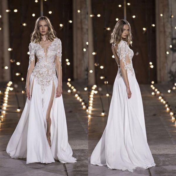 nurit hen white lace applique wedding dresses v neck long sleeve side split bridal gowns vestido de novia floor length wedding dress
nurit hen white lace applique wedding dresses v neck long sleeve side split bridal gowns vestido de novia floor length wedding dress