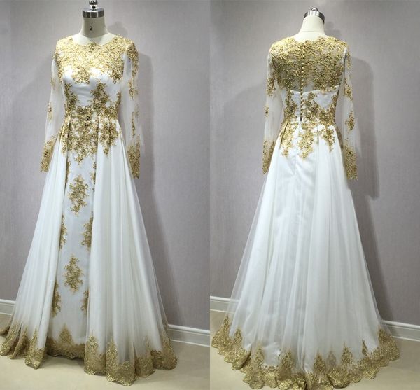 2018 white with gold lace evening prom dresses illusion long sleeves jewel neck a line tulle applique beaded celebrity formal dress gowns, Black;red
2018 white with gold lace evening prom dresses illusion long sleeves jewel neck a line tulle applique beaded celebrity formal dress gowns, Black;red