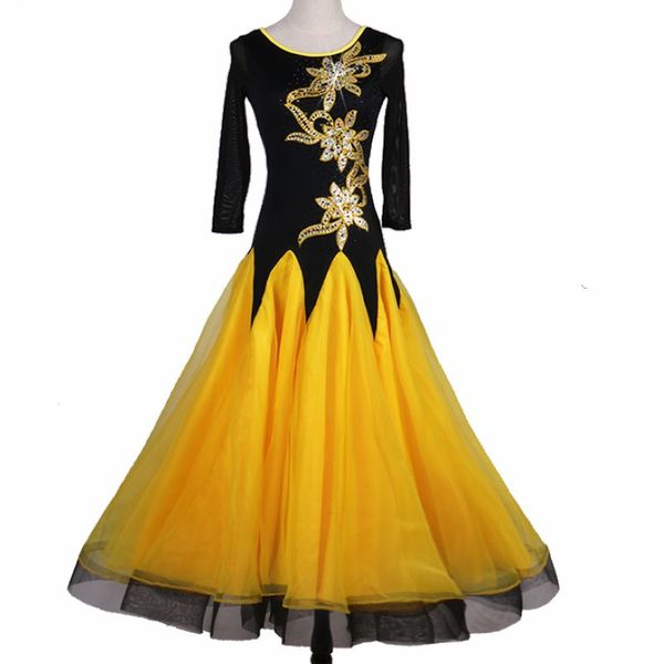 standard ballroom dress ballroom dance competition dresses waltz dress tango d0282 with sequins appliques long sleeve big sheer hem, Black;red
standard ballroom dress ballroom dance competition dresses waltz dress tango d0282 with sequins appliques long sleeve big sheer hem, Black;red