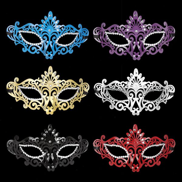 Color Hollow Venice Princess Mask Half Face Rhinestone Masquerade Party Sexy Mask Valentines' Day Women Favors Performance Supplies 20pcs
Color Hollow Venice Princess Mask Half Face Rhinestone Masquerade Party Sexy Mask Valentines' Day Women Favors Performance Supplies 20pcs