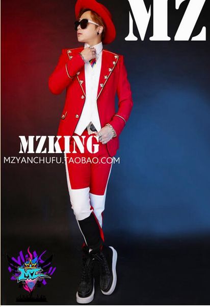 male singer fashionable nightclub in europe and the runway looks black and white red palace big lapels costumes. s - 6 xl, Black;red
male singer fashionable nightclub in europe and the runway looks black and white red palace big lapels costumes. s - 6 xl, Black;red