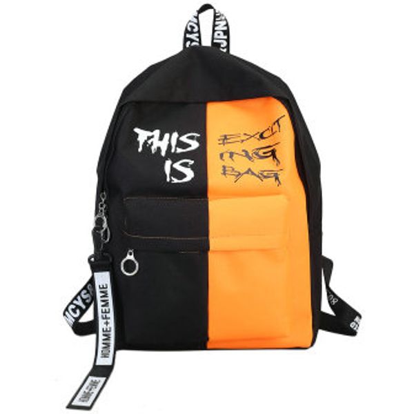 orange black patchwork backpack assorted colors day pack femme exciting bag homme packsack quality rucksack sport schoolbag outdoor daypack
orange black patchwork backpack assorted colors day pack femme exciting bag homme packsack quality rucksack sport schoolbag outdoor daypack