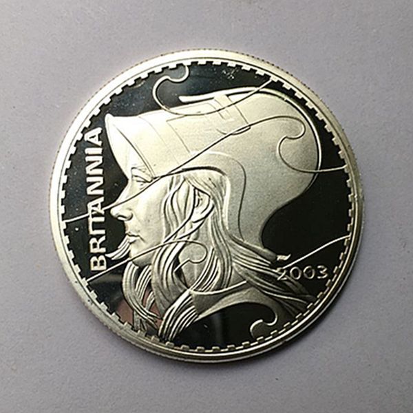 5 pcs the britannia coin england girl silver plated badge 40 mm brand new collectible art souvenir coin
5 pcs the britannia coin england girl silver plated badge 40 mm brand new collectible art souvenir coin