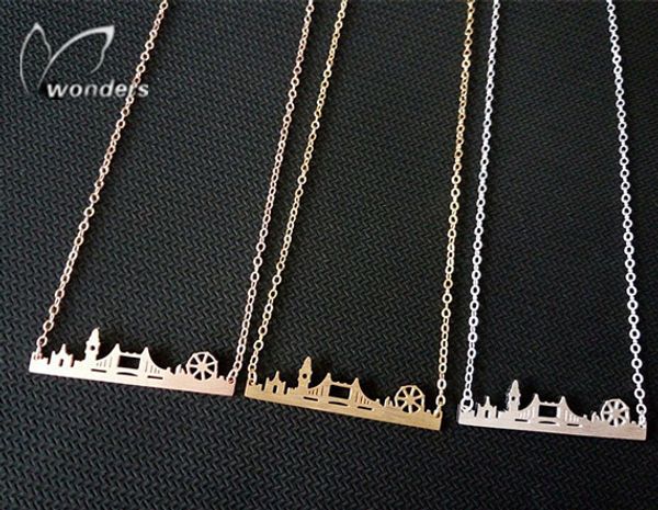 wholesale-2015 skyline fashion jewelry gold/silver/rose gold friendship gift stainless steel cityscape london necklace pendant
wholesale-2015 skyline fashion jewelry gold/silver/rose gold friendship gift stainless steel cityscape london necklace pendant