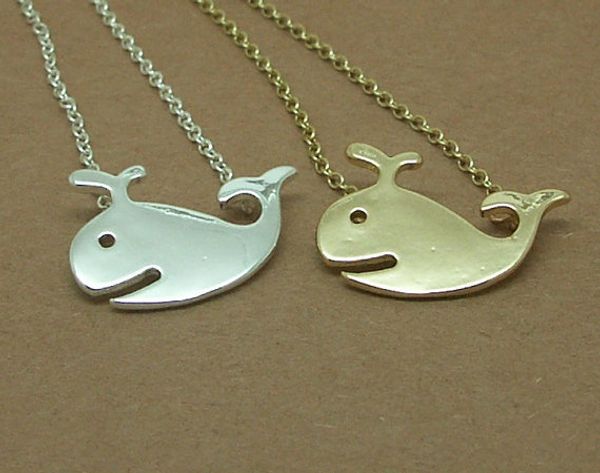 10pcs- n037 gold silver cute whale necklaces charm for beach party animal ocean sea fish necklace jewelry
10pcs- n037 gold silver cute whale necklaces charm for beach party animal ocean sea fish necklace jewelry