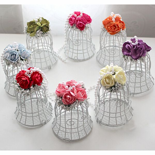 2021 wedding favor boxes white metal bell birdcage shaped with flowers party gift boxes supplies candy boxes for guests
2021 wedding favor boxes white metal bell birdcage shaped with flowers party gift boxes supplies candy boxes for guests