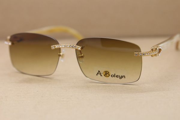 rimless 8200759 white buffalo horn sunglasses men samll diamond glasses glasses frame size:60-18-140mm lenses, White;black
rimless 8200759 white buffalo horn sunglasses men samll diamond glasses glasses frame size:60-18-140mm lenses, White;black