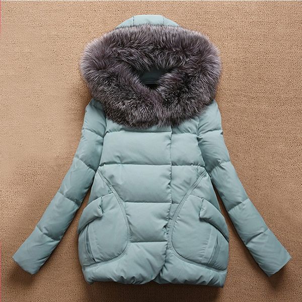 wholesale-clearance women jackets 2015 casual thick warm coat solid big faux fur collar hooded cotton -padded jacket outdoor parkas winter, Black
wholesale-clearance women jackets 2015 casual thick warm coat solid big faux fur collar hooded cotton -padded jacket outdoor parkas winter, Black