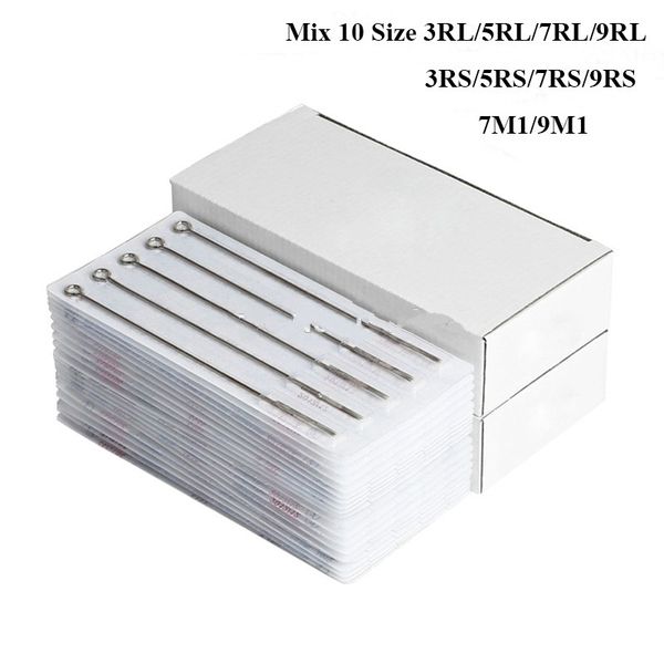 Новые 100шт ассорти стерилизованные иглы татуировки 3RL 5RL 7RL 9RL смешанные 10 размеров
Новые 100шт ассорти стерилизованные иглы татуировки 3RL 5RL 7RL 9RL смешанные 10 размеров