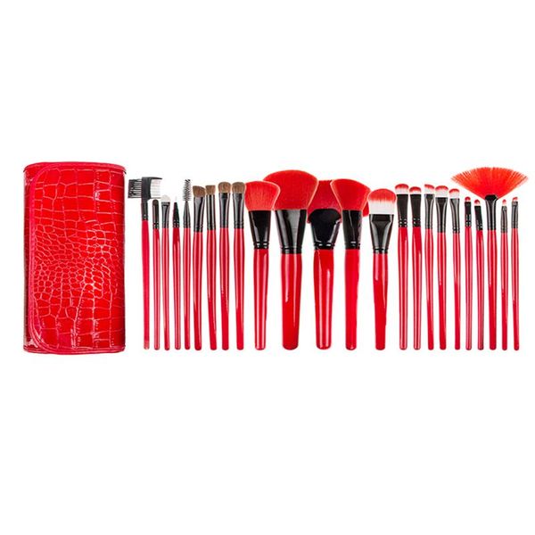 24pcs crocodile pattern bag red makeup brush set tools foundation toiletry make up cosmetic powder blending brush professional
24pcs crocodile pattern bag red makeup brush set tools foundation toiletry make up cosmetic powder blending brush professional