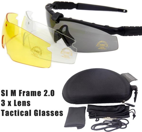 wholesale-us standard issue m frame 2.0 3 lenses tactical goggles eyewear army shooting glasses for men sport sunglasses for wargame, White;black
wholesale-us standard issue m frame 2.0 3 lenses tactical goggles eyewear army shooting glasses for men sport sunglasses for wargame, White;black