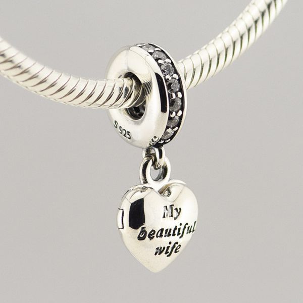 925 sterling-silver-jewelry my beautiful wife dangle charm beads with cz fits european diy jewelry bracelets & necklaces
925 sterling-silver-jewelry my beautiful wife dangle charm beads with cz fits european diy jewelry bracelets & necklaces