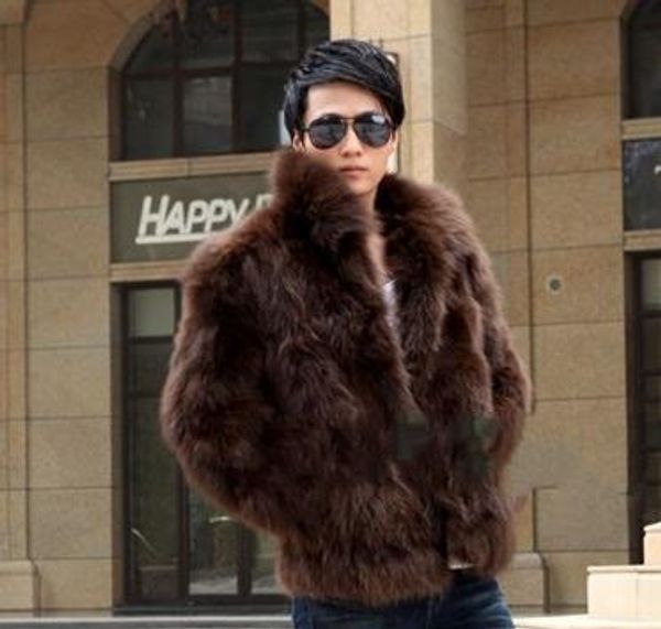 fall-mens faux fur coat cute brand elegant men waterproof faux fur coat turn-down collar casual outerwear solid color d298, Black
fall-mens faux fur coat cute brand elegant men waterproof faux fur coat turn-down collar casual outerwear solid color d298, Black