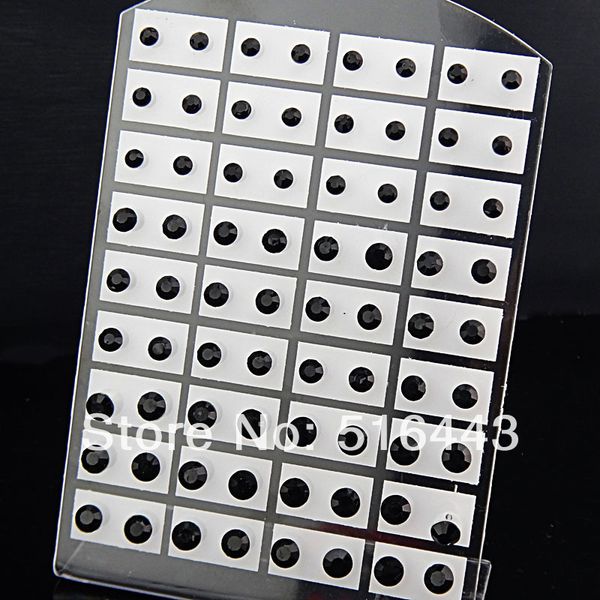 new arrival 72pcs 4m 5m 6m black czech rhinestones fashion stud earrings for womens or mens wholesale jewelry lots a259, Golden;silver
new arrival 72pcs 4m 5m 6m black czech rhinestones fashion stud earrings for womens or mens wholesale jewelry lots a259, Golden;silver