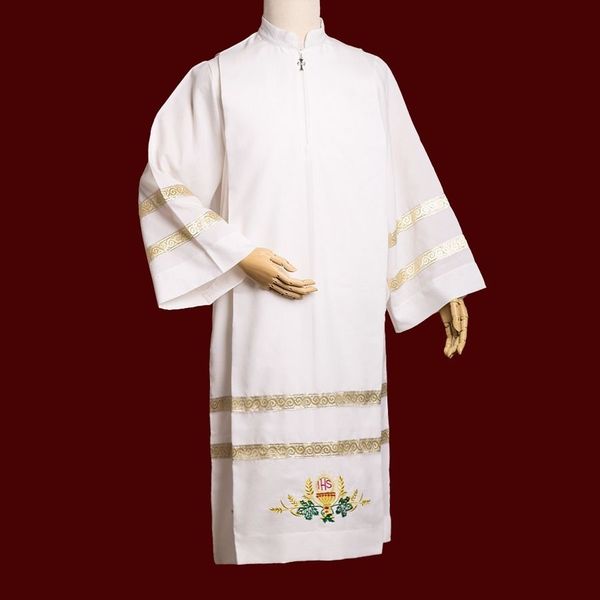 религия robe белого alb католической церковь ihs chalice вышивка altar server облачение для мужчин быстрой пересылки, Black;red
религия robe белого alb католической церковь ihs chalice вышивка altar server облачение для мужчин быстрой пересылки, Black;red