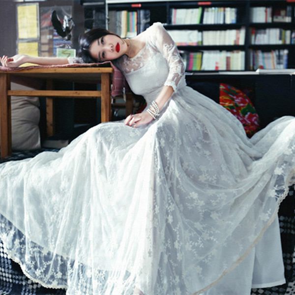 new women party dresses 2015 summer spring large skirt casual lace long dress plus size ing, Black;gray
new women party dresses 2015 summer spring large skirt casual lace long dress plus size ing, Black;gray