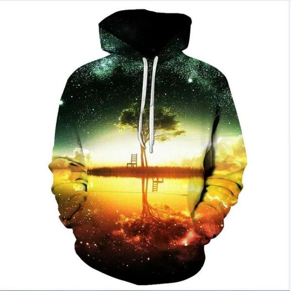 2017 autumn winter new fashion 3d hoodies tree water reflection printing casual hoody funny sweatshirt drop shipping xk096, Black
2017 autumn winter new fashion 3d hoodies tree water reflection printing casual hoody funny sweatshirt drop shipping xk096, Black