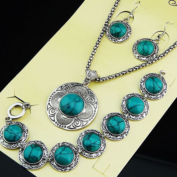 mom gifts 2020 new antique silver 3pcs round turquoise earrings bracelet necklace women vintage jewelry set a1014
mom gifts 2020 new antique silver 3pcs round turquoise earrings bracelet necklace women vintage jewelry set a1014