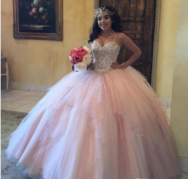 plus size pink girls quinceanera dresses spaghetti straps corset back sparkly sequins crystals tulle 2017 sweet 16 prom birthday party gowns, Blue;red
plus size pink girls quinceanera dresses spaghetti straps corset back sparkly sequins crystals tulle 2017 sweet 16 prom birthday party gowns, Blue;red