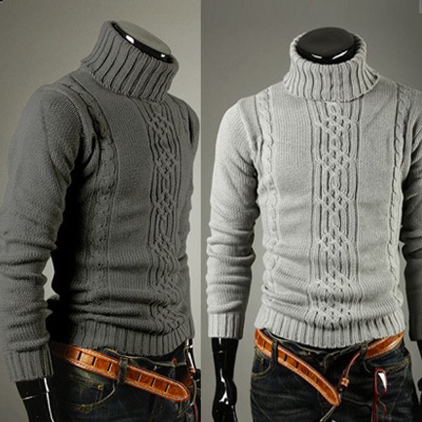 wholesale-2015 men sweater mens pullover winter sweaters jumpers plus size -2xl new man turtleneck shirts casual sale, White;black
wholesale-2015 men sweater mens pullover winter sweaters jumpers plus size -2xl new man turtleneck shirts casual sale, White;black