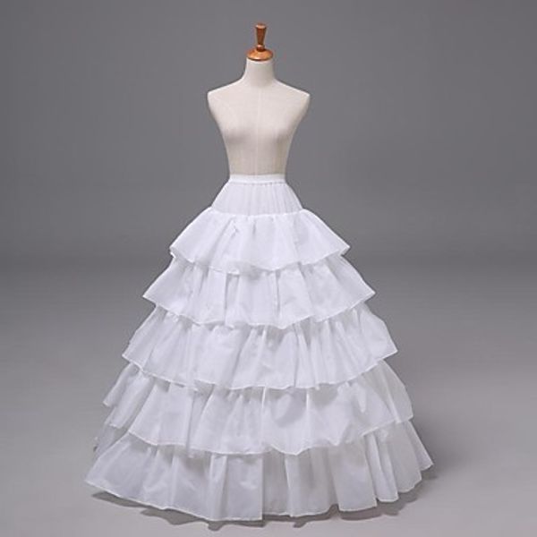 popular sale slips ball gown wedding 5 tiers floor-length nylon petticoats slips 009, White
popular sale slips ball gown wedding 5 tiers floor-length nylon petticoats slips 009, White