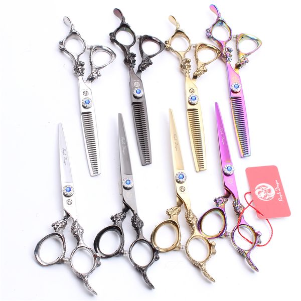 2pcs z9004 6" jp 440c purple dragon professional human hair scissors barbers' scissors cutting thinning scissors dragon handle sty
2pcs z9004 6" jp 440c purple dragon professional human hair scissors barbers' scissors cutting thinning scissors dragon handle sty