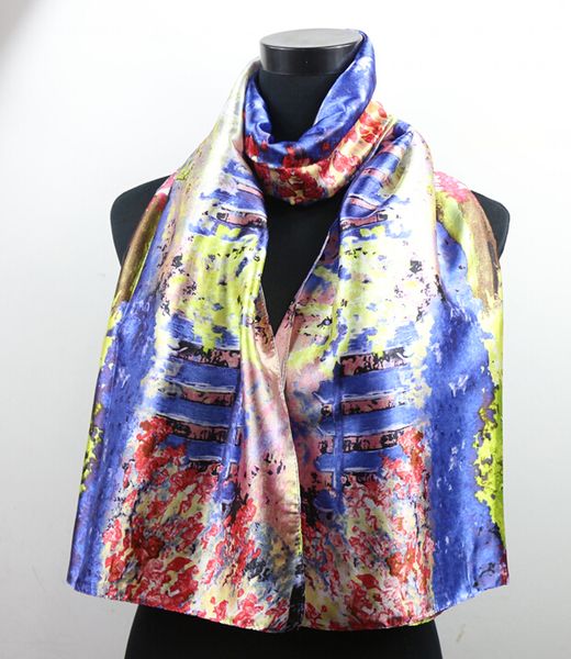 1pcs blue garden pink fence scarves women's fashion satin oil painting long wrap shawl beach silk scarf 160x50cm, Blue;gray
1pcs blue garden pink fence scarves women's fashion satin oil painting long wrap shawl beach silk scarf 160x50cm, Blue;gray