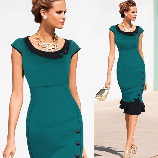 2015 womens celebrity vintage elegant formal button tunic wear to work evening party mermaid midi pencil wiggle dress, Black;gray
2015 womens celebrity vintage elegant formal button tunic wear to work evening party mermaid midi pencil wiggle dress, Black;gray