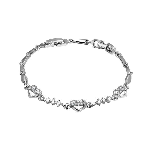 Элегантный кристалл Swarovski браслеты с прозрачным цирконием сердца мода Шарм брасл
Элегантный кристалл Swarovski браслеты с прозрачным цирконием сердца мода Шарм брасл