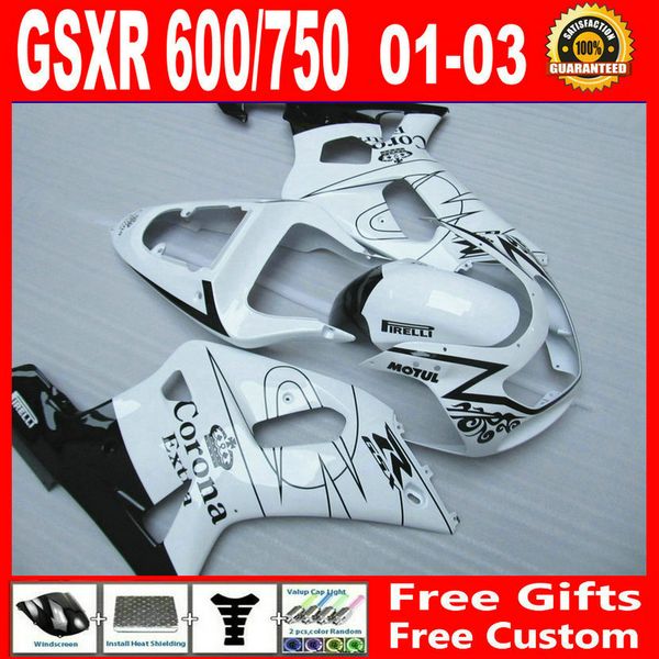white corona alstare for suzuki gsxr 600 750 fairing kit gsx-r600 r750 2001 2002 2003 gsxr600 gsxr750 k1 00 01 02 03 bodywork parts kit
white corona alstare for suzuki gsxr 600 750 fairing kit gsx-r600 r750 2001 2002 2003 gsxr600 gsxr750 k1 00 01 02 03 bodywork parts kit