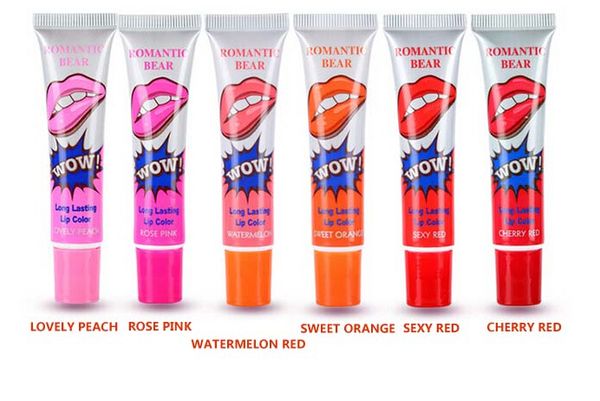 romantic bear waterproof long lasting tear away lip gloss magic peel mask tint pack lipstick 6 color 480pcs=20sets dhl free
romantic bear waterproof long lasting tear away lip gloss magic peel mask tint pack lipstick 6 color 480pcs=20sets dhl free